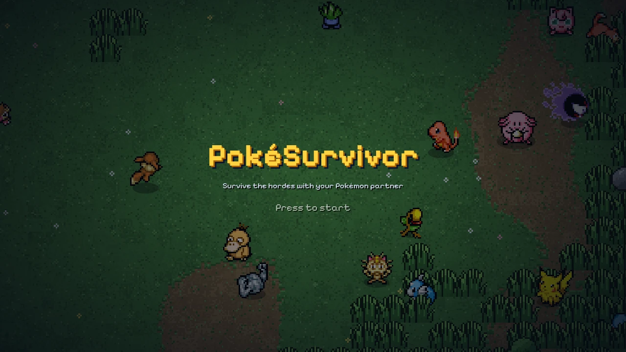 Action game - Poke Survivor